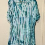 Show Me Your Mumu Mellow Tie Dye Blue Green Tunic Shirt size Small Photo 0