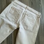 Banana Republic white zipper ankle skinny jeans size 26 Photo 3