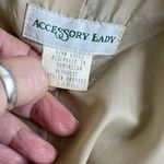 Accessory Lady Linen1980s Vintage Southwestern Jacket With Leather Whipstitch Size L Photo 3