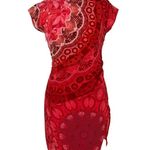 Desigual Mandala Red Cap Sleeve Printed Dress Size 36 Size XS Photo 0