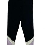 Sincerely Jules NWT  High Rise Colorblock Leggings in Lavender/Black/White Size M Photo 5