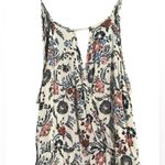 American Eagle  Maxi Womens Size Medium Long Floral Keyhole Tassel Tie Dress Photo 2