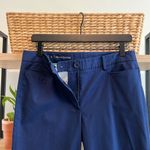 Talbots  Mid-Rise Navy Perfect Skimmer Chino Twill Capri Dress Pant Trouser, 6 Photo 6