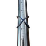 Sterling Silver Gunmetal Gray Blue Tanzanite Pave Criss Cross Orbit Ring Photo 12