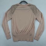Ted Baker Ted‎ Baker London Sweater Wool Silk Cashmere Gold Studded Shoulder Size 2 US 4/6 Photo 7
