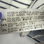 ZARA Blazer Womens Nautical Single Breast Stripped Blue White Size Small Photo 5