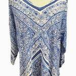 Lilly Pulitzer Jameson Blue Crush Open Waters Linen Sweater M/L Photo 0