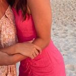 Midnight Doll Hot Pink Ruffle Mini Dress Photo 0