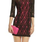 ERIN by Erin Fetherston Women’s Turn The Radio On Dress Black Pink Sz 0 Photo 0