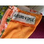 maxi dress floral flower power boho orange purple Photo 11