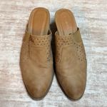 Maurice's Maurice’s Womens 8.5 Bailey Faux Leather Brown Eyelet Slip on Heel Mule Booties Photo 1