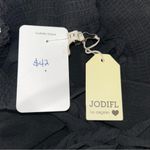 JODIFL  solid wide leg pants with stretch-band ribbon and self-tie waist small Photo 5