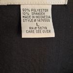 Notations  Black Velvet with Gold Flower Cardigan with Attached Velvet Top Size L Photo 3