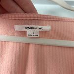 O'Neill  Peach Pink V-Neck Peplum Ribbed Bliuse Photo 1