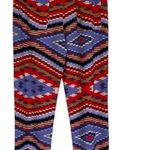 NWT DOUBLE D RANCH Sierra Bonita Southwestern Print Jogger Pants Size Small Red Photo 1