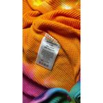 Followme Womens Tie Dye One Piece Pajamas Jumpsuit Sleepwear Footless Size XL Orange Photo 4