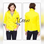 J.Crew  Yellow Button Trudy Trench Pea Coat Size 4 Photo 1
