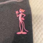 Pink Panther vtg dk gray flare leg low rise drawstring waist yoga pants. Size M. Size M Photo 1