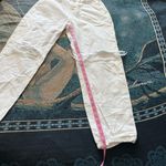 ZARA White Straight Leg Ripped Jeans Women’s 4 Distressed Mid Rise Preppy Y2K Photo 10