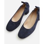 Everlane  NWOB The Day Heel Suede Block Heel Pumps‎ Navy Blue Shoes 5.5 Photo 5