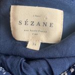 Sézane  Joe navy blue white flower print dress 2 Photo 6