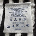 Lands' End Lands’End Cardigan Women 100% Cotton Strips Sweater Size L Photo 9