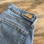 Paige Verdugo Ankle Skinny Jeans Size 31 Medium Wash Distressed Knees Photo 8