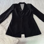 Anage Evenings Black Longline Blazer Jacket Formal Evening Coat Size 12 Photo 12