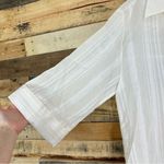 ZARA  Oversized Striped Beach Shirt Size Medium NWT Photo 4