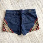 BDG Urban Outfitters Shorts Aztec Tribal Embroidered Denim Women's Sz 27 Photo 1