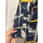 Anthropologie Zooligst CHARLOTTE LINTON Smoke Signs Cloud Silk Blouse Size 10 Photo 5