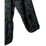 LOGO By Lori Goldstein Lori Goldstein Womens Button Up Blouse Size L Blue Multicolor Long Sleeve Collar Photo 6