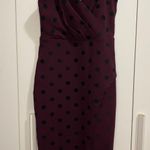 Nordstrom Speechless Black Purple Women’s Polka Dot Dress Stretch Jnr Size 3 Photo 0
