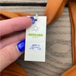 Aerie NWT  real me stretch sports bra small burnt orange brown Photo 3