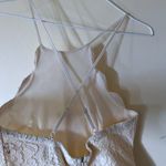 Lulus Zenith Cream Floral Lace Wedding Gown Maxi Dress Size S Small new Photo 4