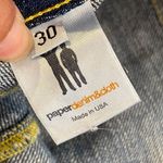 Paper Denim & Cloth Blue Denim Mini Skirt 30 Medium 10 Anthropologie Brand Photo 4