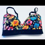 PINK - Victoria's Secret Victoria's Secret Pink Wear Everywhere Wireless Lightly Lined Bra 34D Floral‎ Photo 1