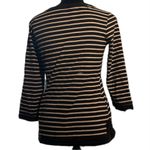 Tommy Hilfiger  women’s size small, striped V-neck, long sleeve top Photo 1