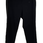 Narciso Rodriguez Women's Black Side Stripe Trouser Dress Pants Size 16 Photo 0