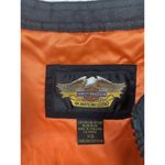*Harley Davidson Womens Vest Size XS Black Racing Zip Motorcycle Biker Nylon Photo 7