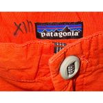 Patagonia Common Threads Orange Capri Pants Ripstop Spell Out Hiking Women's Photo 7