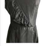 Milly  New York Black Shimmer Sleeveless Cocktail Party Special Event Dress 4 Photo 5