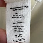 Helmut Lang Womens White Double Breasted Blazer Italian Cotton Size 12 Photo 9