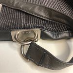 Americana Sharif Vintage Bucket Bag Handbag Purse Crossbody Gray Silver 9 inch Photo 6