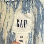 Gap  Women's‎ Shirt Dress Off-shoulder Print Pullover Pocket Light Blue Sz.XS NWT Photo 5