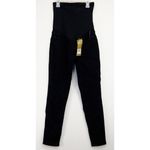 Levi's Signature Womens Black Maternity Baby Bump Skinny Stretch Denim Jeans MED Photo 1