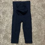 BLANQI Navy Blue Everyday Maternity Belly Support Capri‎ Leggings Medium Size undefined Photo 2