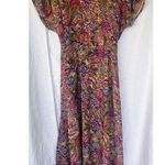 Vintage Garden Party Floral Midi Dress Women’s Size XL Tea Pocket Retro Cottage Photo 0