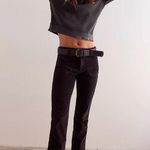 Free People Nwot HIGH TIME VELVET KICK FLARE PANTS Photo 0