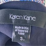 Karen Kane  Red & Blue Trapeze patriotic Dress geometric print Photo 13